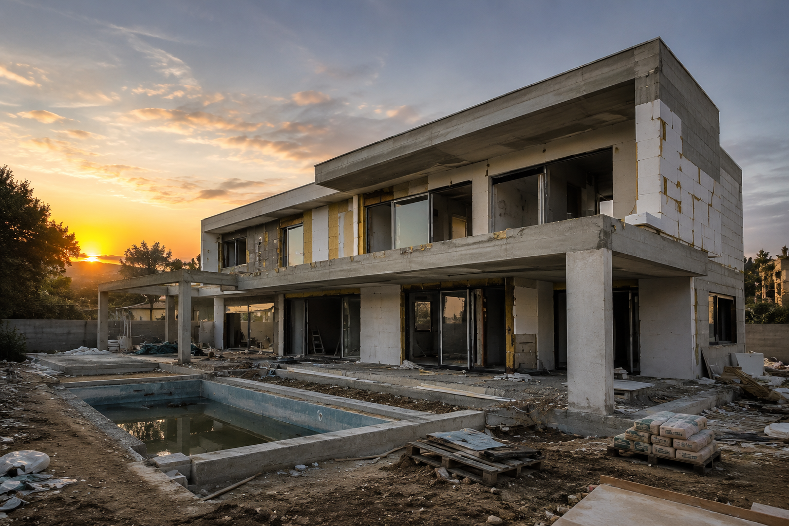 Imagen ilustrativa de vivienda modular problemática